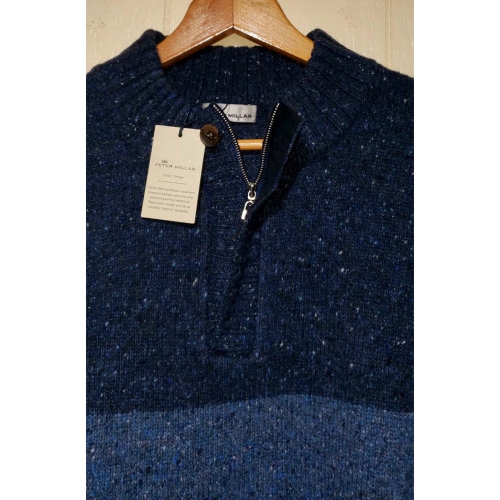 Peter Millar 1/4 Zip Wool Alpaca Sweater